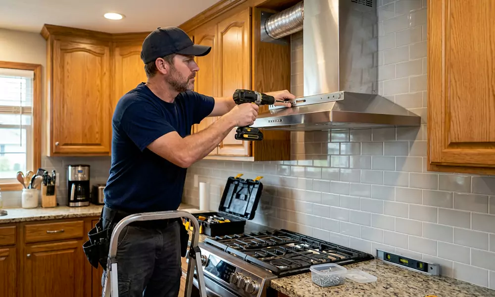 Range Hood Installation in Everett, MA