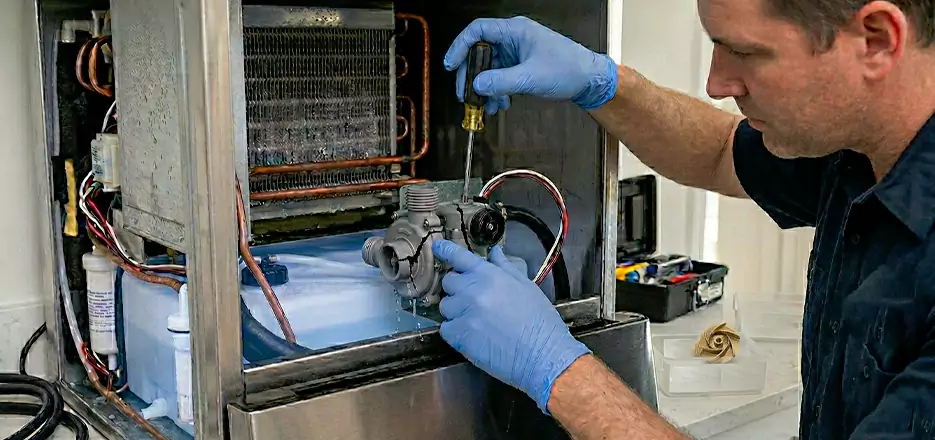 Commercial Ice Maker Water Pump Repair in Everett