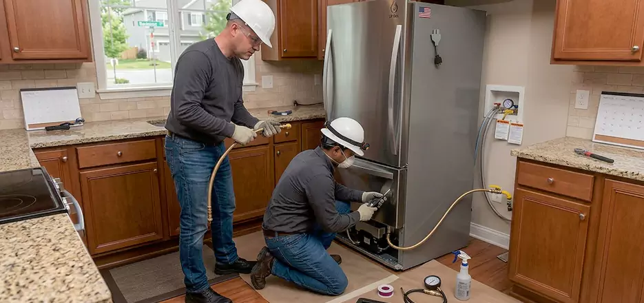 Propane Refrigerator Installation in Everett